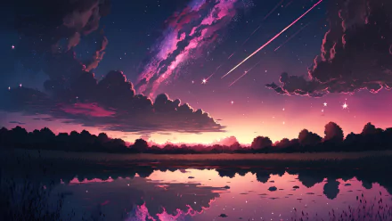 landscape sunset cloud digital HD Desktop Wallpaper | Background Image