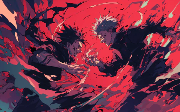 Epic Gojo Vs Sukuna Showdown Jujutsu Kaisen HD Wallpaper 1920x1080 