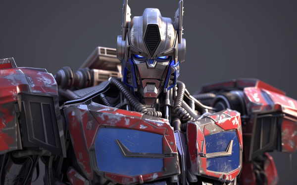 HD wallpaper of Optimus Prime from Transformers, ideal for desktop background.