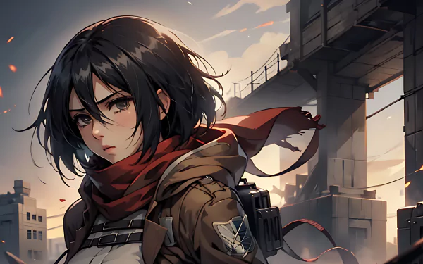 Mikasa Ackerman Attack on Titan HD Wallpaper