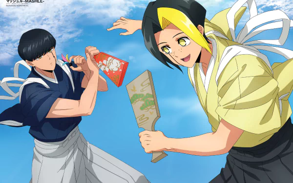 Anime Mashle: Magic and Muscles Mash Burnedead Finn Ames HD Desktop Wallpaper | Background Image