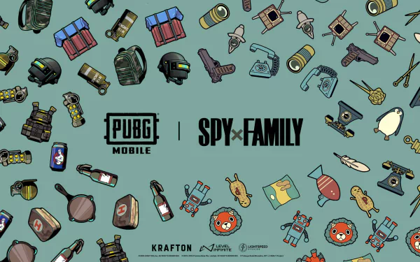 crossover video game Anime Playerunknown's Battlegrounds Spy x Family HD Desktop Wallpaper | Background Image
