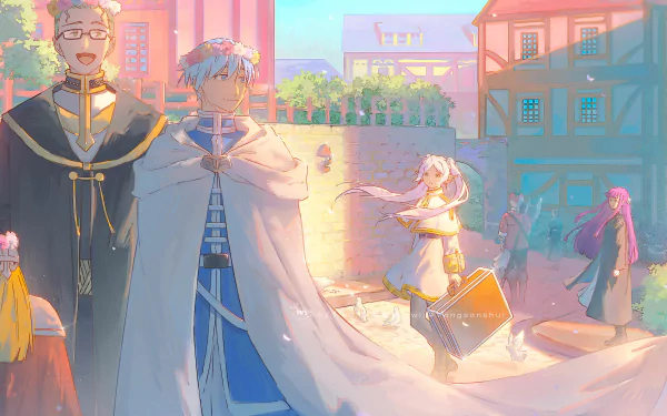 Anime Frieren: Beyond Journey's End HD Desktop Wallpaper | Background Image