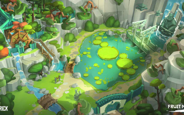 video game Fruit Ninja VR 2 HD Desktop Wallpaper | Background Image