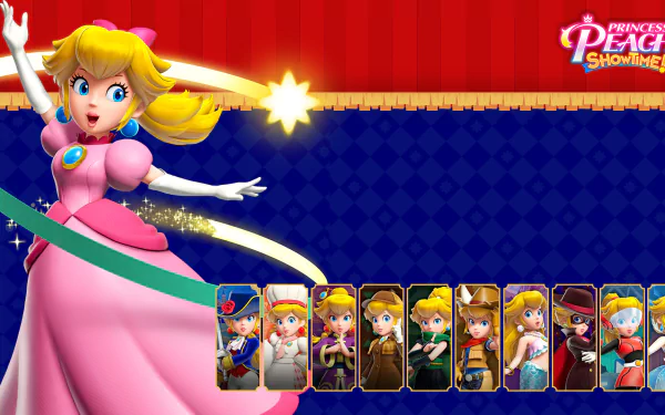 Princess Peach Showtime! video game HD Desktop Wallpaper | Background Image