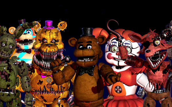 Five Nights at Freddy's 4 Five Nights at Freddy's 3 Five Nights At Freddy's 2 Freddy Fazbear's Pizza Five Nights at Freddy's HD Desktop Wallpaper | Background Image