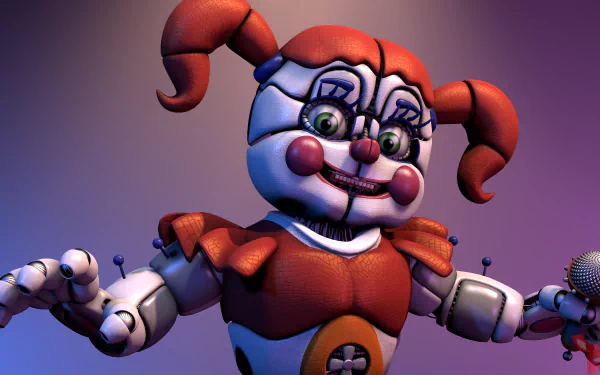 Circus Baby (Five Nights at Freddy's) video game Five Nights at Freddy's: Sister Location Five Nights at Freddy's HD Desktop Wallpaper | Background Image