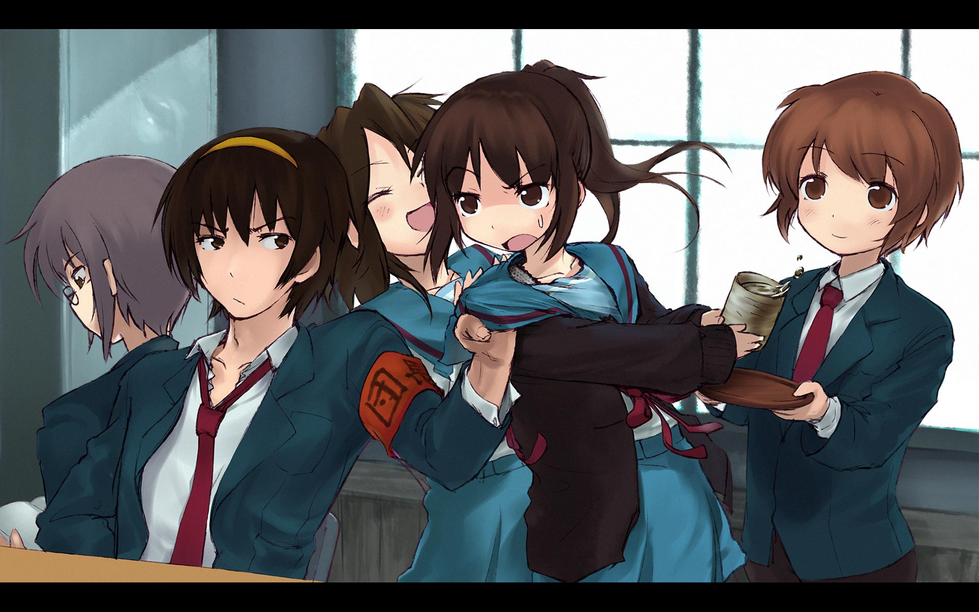 The Melancholy Of Haruhi Suzumiya Hd Wallpaper Background Image