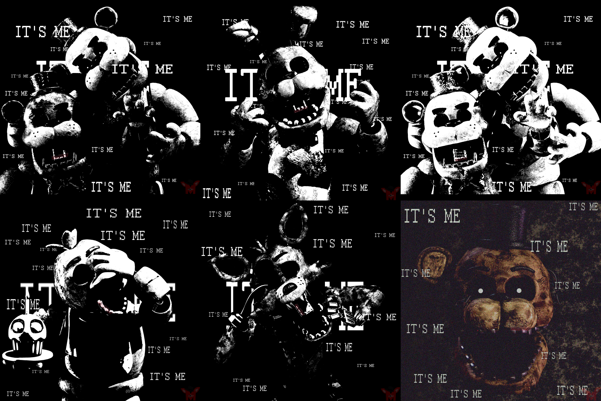 Download Freddy (Five Nights At Freddy's) Golden Freddy (Five Nights At Freddy's) Video Game Freddy Fazbear's Pizza Five Nights At Freddy's 8k Ultra HD Wallpaper by Mikol1987