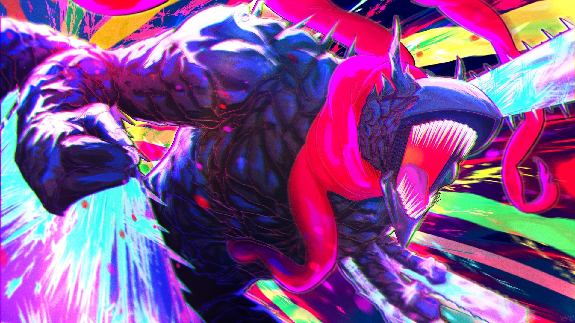 Download Chainsaw Man 4k Ultra HD Wallpaper by https://twitter.com/ToyaBoku