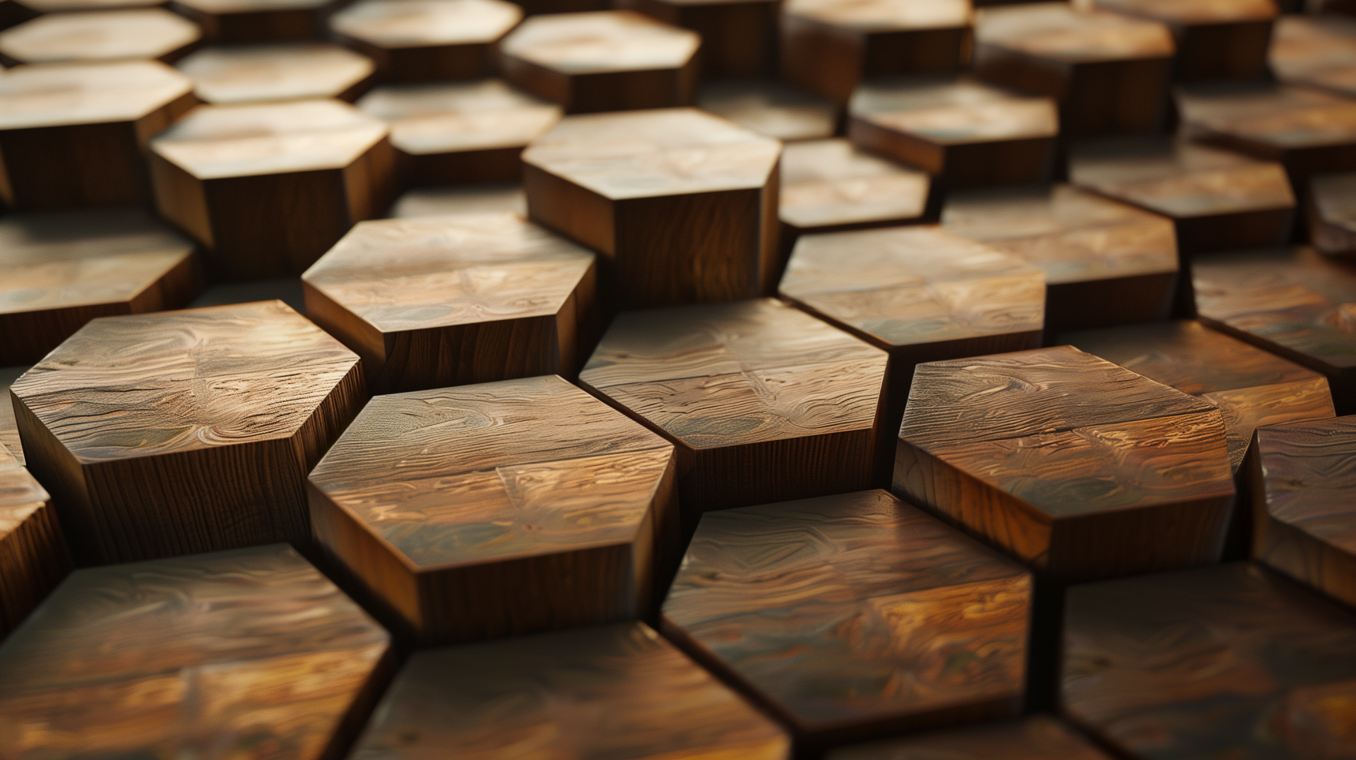Download Wood Hexagon HD Wallpaper by michaldunaj