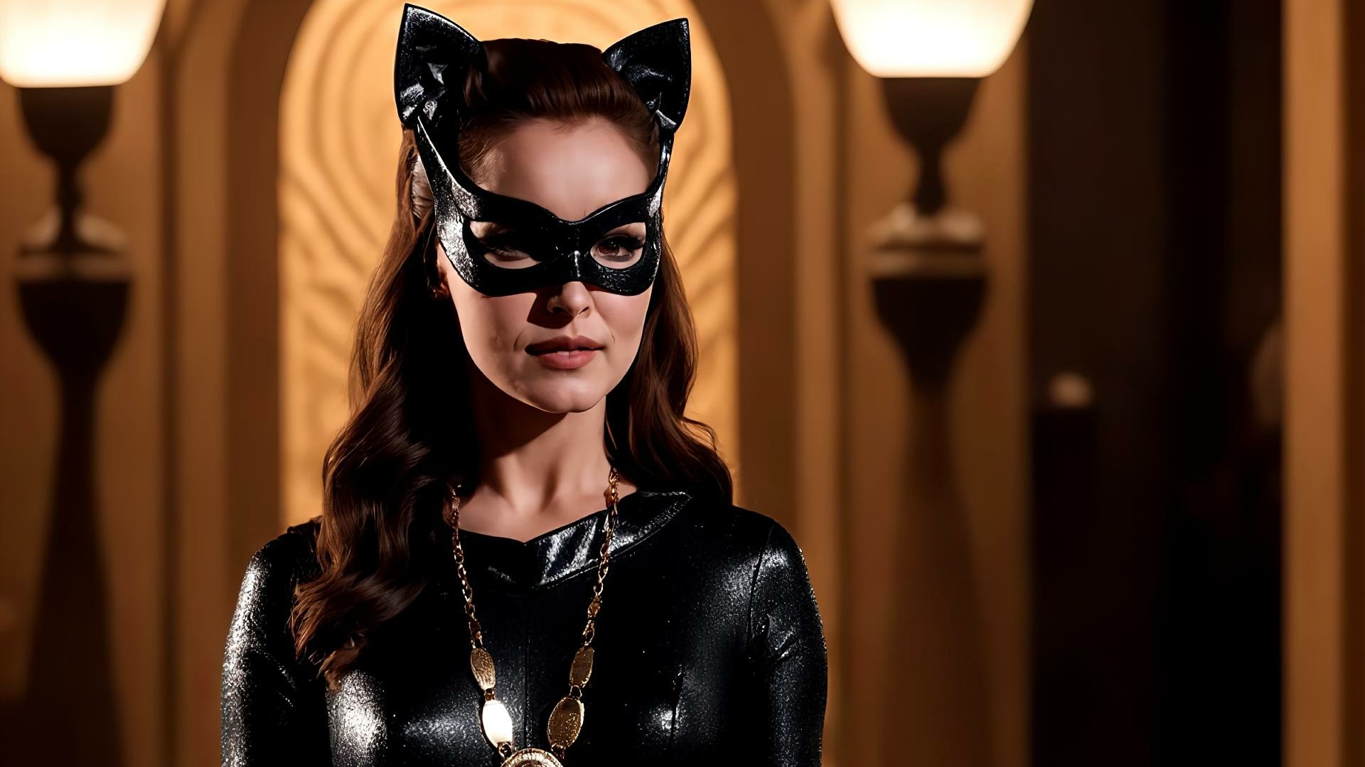 Download Catwoman Julie Newmar Batman '66 DC Comics HD Wallpaper