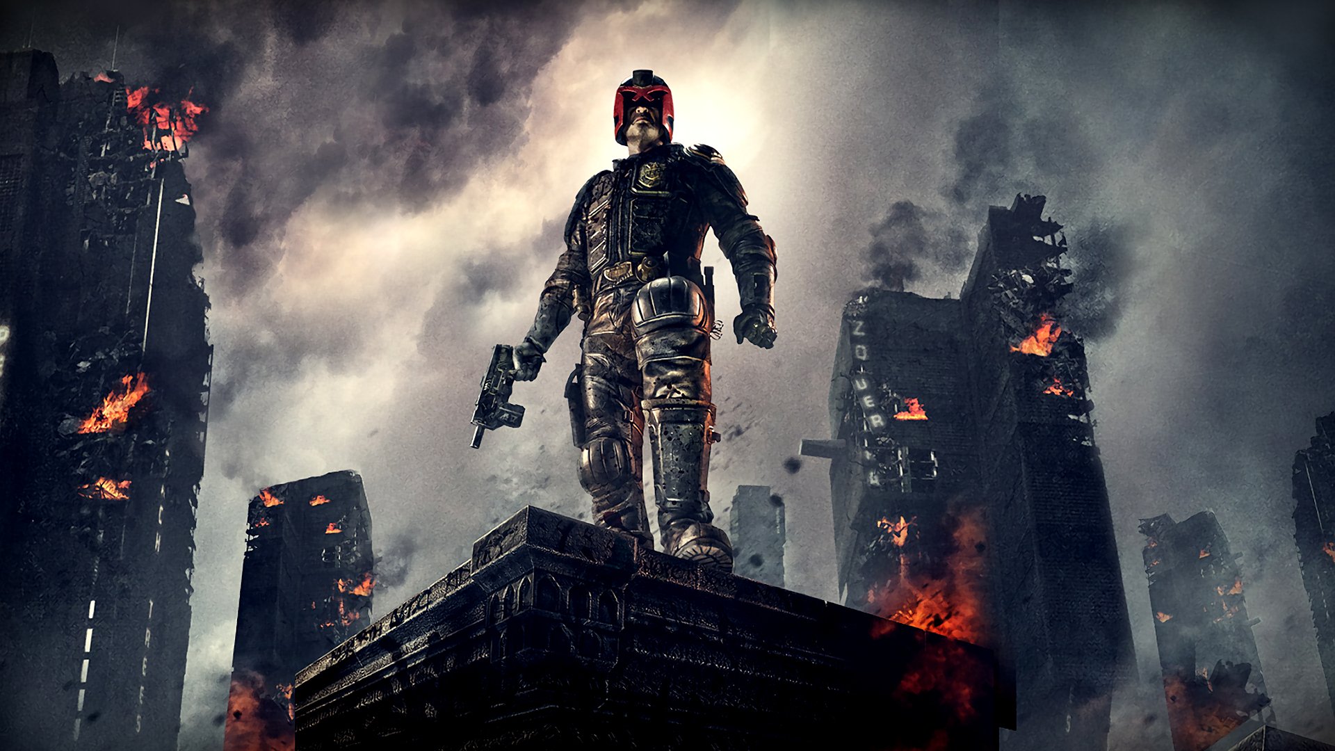 Download Dredd Karl Urban Judge Dredd 2000 AD HD Wallpaper 1920x1080 