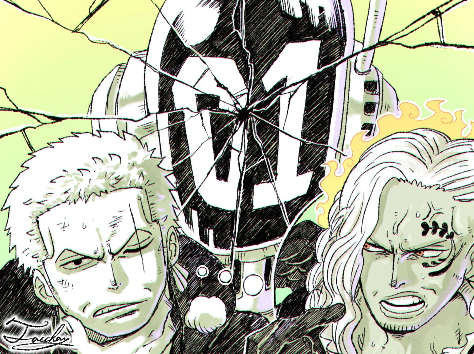 Download Anime One Piece Roronoa Zoro King (One Piece) HD Wallpaper by tacchan56110