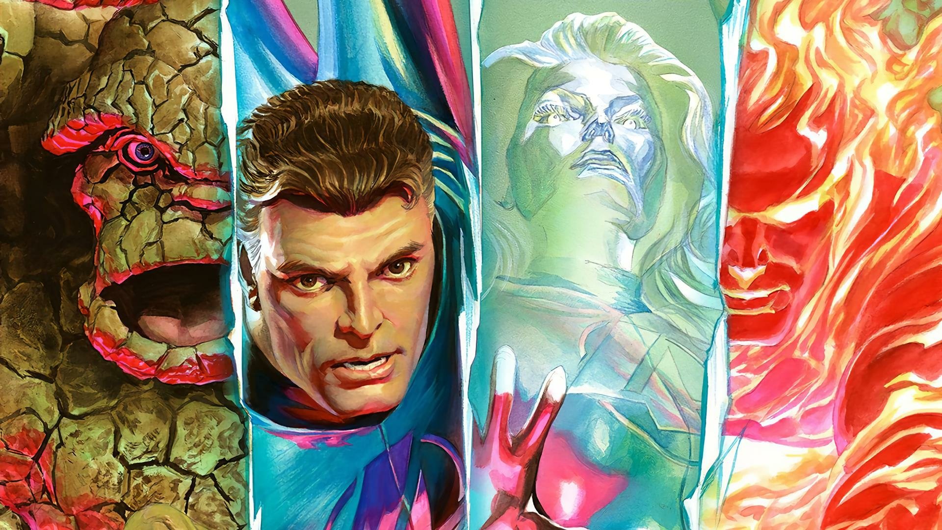 Download Fantastic Four Alex Ross Marvel Comics HD Wallpaper