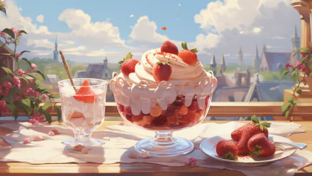  Cute Strawberry Dessert