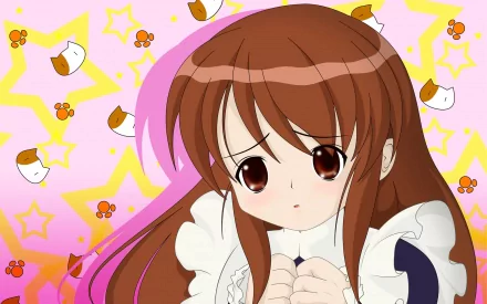 Mikuru Asahina Anime The Melancholy of Haruhi Suzumiya HD Desktop Wallpaper | Background Image