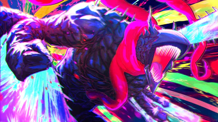  Chainsaw Man Manga Panel Coloured by https://twitter.com/ToyaBoku