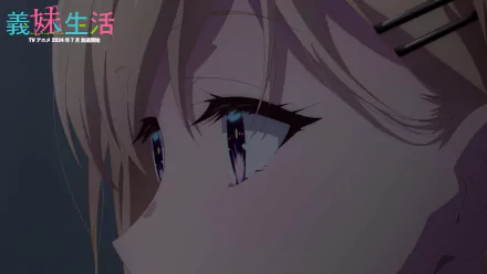 HD desktop wallpaper featuring a close-up of an anime character from Days with My Stepsister, highlighting an emotional and detailed expression with vibrant colors and intricate details in the anime style.