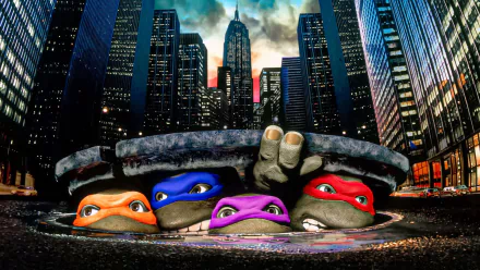 Teenage Mutant Ninja Turtles (1990) Leonardo (TMNT) Donatello (TMNT) Raphael (TMNT) Michelangelo (TMNT) HD Desktop Wallpaper | Background Image