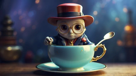  Inside The Tea Cup Desktop Wallpaper