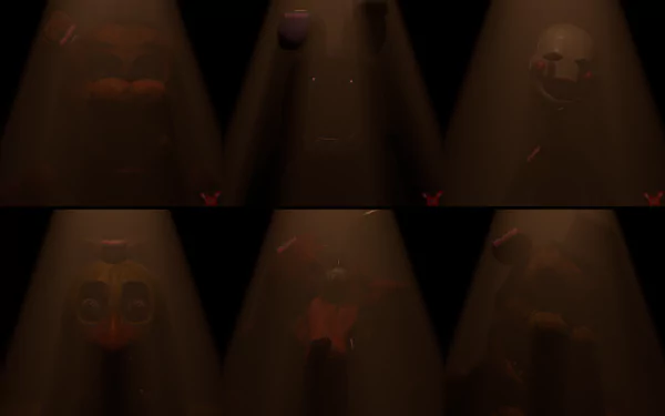 Withered Freddy (Five Nights at Freddy's) Golden Freddy (Five Nights At Freddy's) video game Five Nights At Freddy's 2 Five Nights at Freddy's HD Desktop Wallpaper | Background Image