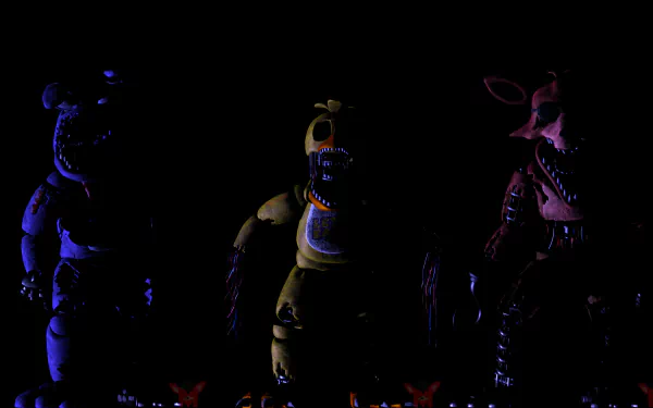 Golden Freddy (Five Nights At Freddy's) Withered Freddy (Five Nights at Freddy's) video game Five Nights At Freddy's 2 Five Nights at Freddy's HD Desktop Wallpaper | Background Image