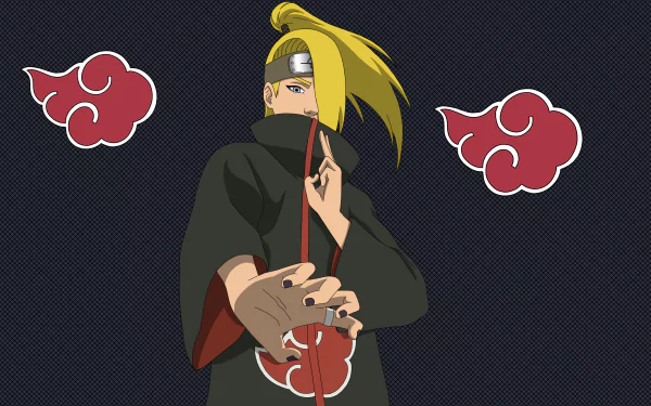 Deidara Akatsuki (Naruto) HD Desktop Wallpaper | Background Image