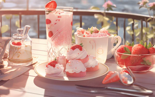 Strawberry Dessert Fantasy