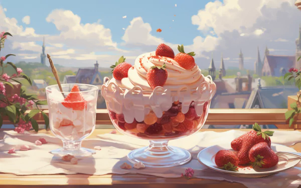  Cute Strawberry Dessert