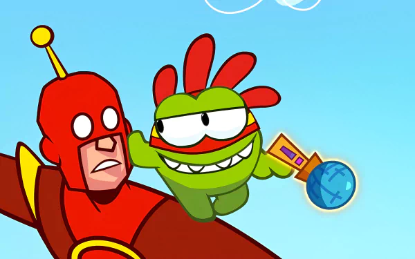  OmNom and SuperHero - OmNom Stories: SuperNoms (Wallpaper)