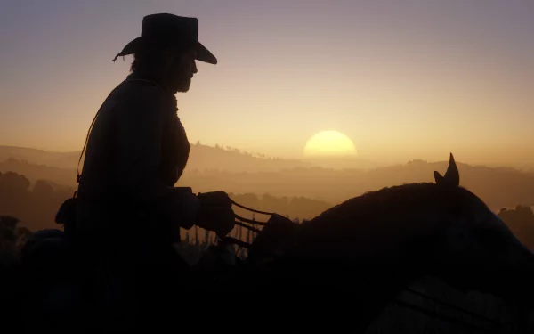 Arthur Morgan from Red Dead Redemption 2 in a stunning HD desktop wallpaper and background.
