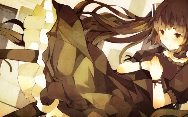 sepia Hatsune Miku Anime Vocaloid HD Desktop Wallpaper | Background Image