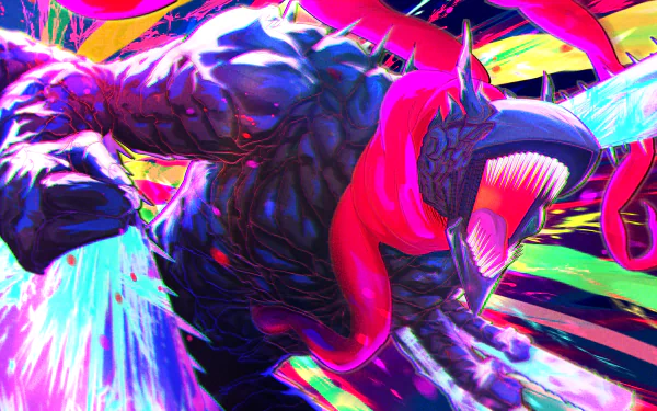  Chainsaw Man Manga Panel Coloured by https://twitter.com/ToyaBoku