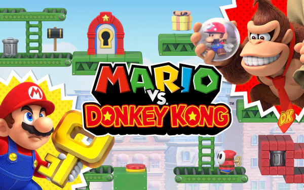Mario vs. Donkey Kong HD Desktop Wallpaper | Background Image