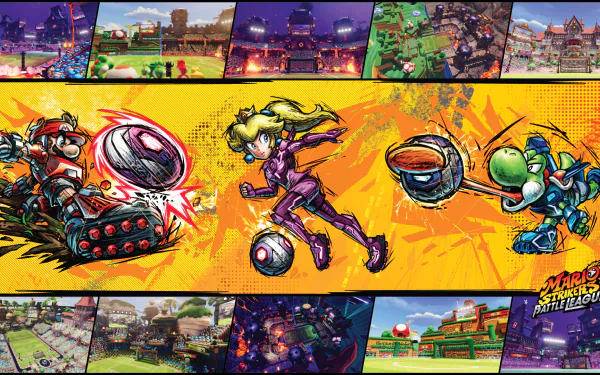Mario Strikers: Battle League HD Desktop Wallpaper | Background Image