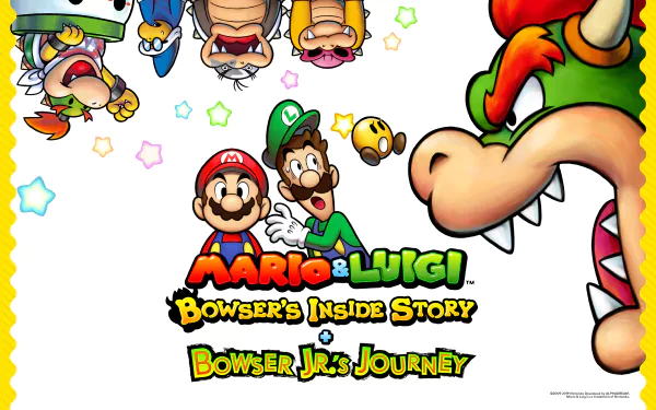 Mario & Luigi: Bowser's Inside Story + Bowser Jr's Journey HD Desktop Wallpaper | Background Image