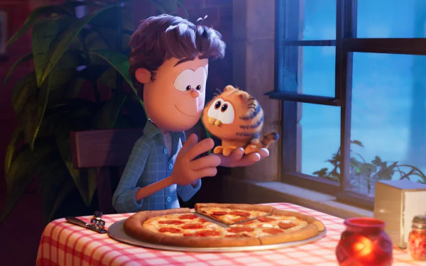 movie The Garfield Movie HD Desktop Wallpaper | Background Image