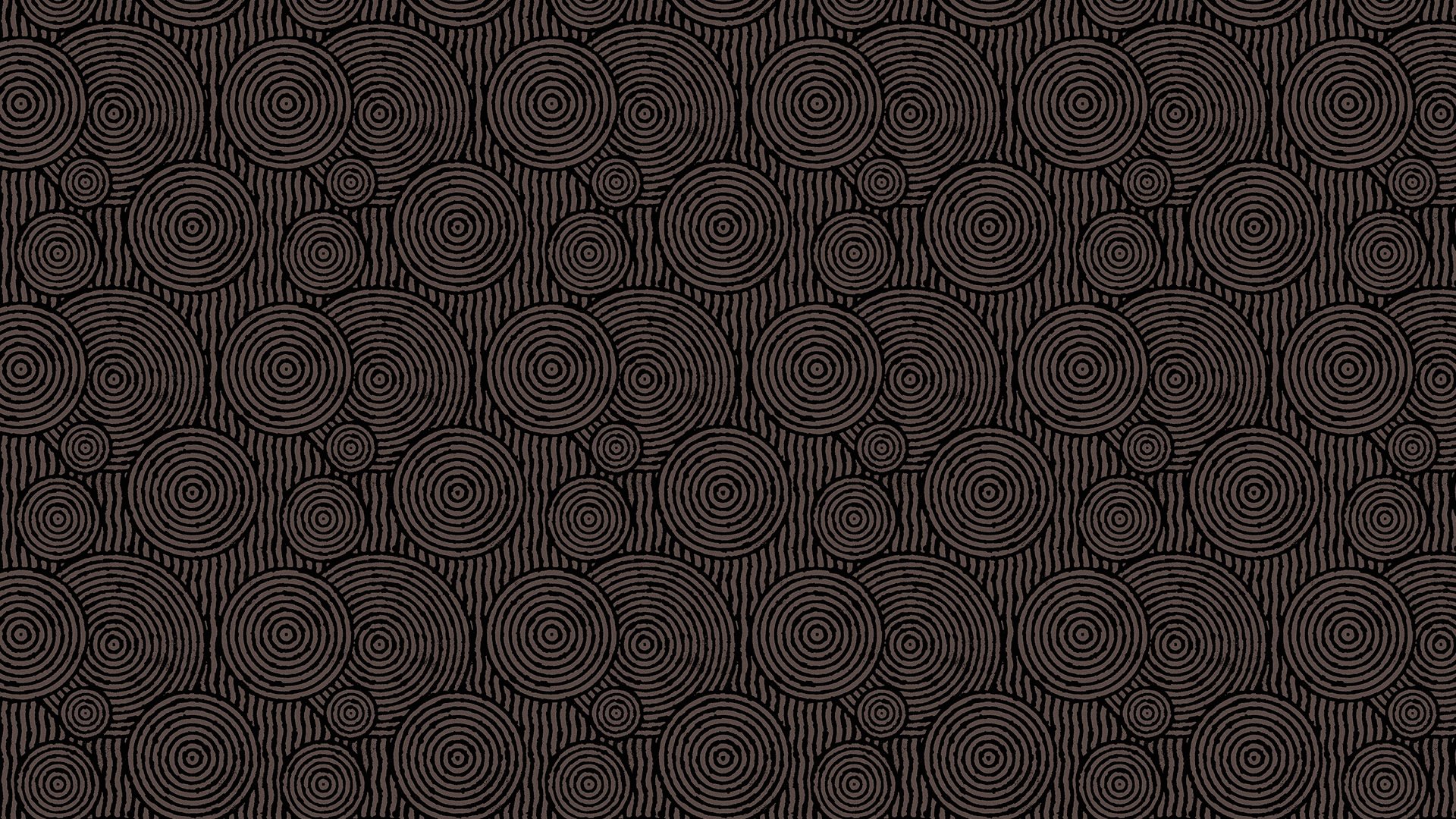 HD PC desktop wallpaper featuring a dark pattern of concentric circles inspired by The Legend of Zelda: Tears of the Kingdom design elements.