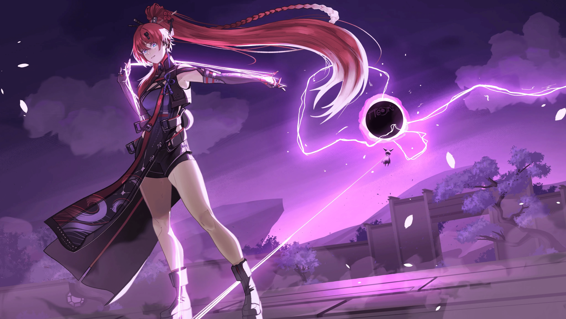 HD desktop wallpaper featuring Yinlin from the video game Wuthering Waves, showcasing vibrant artwork and intricate design elements to enhance your background experience.