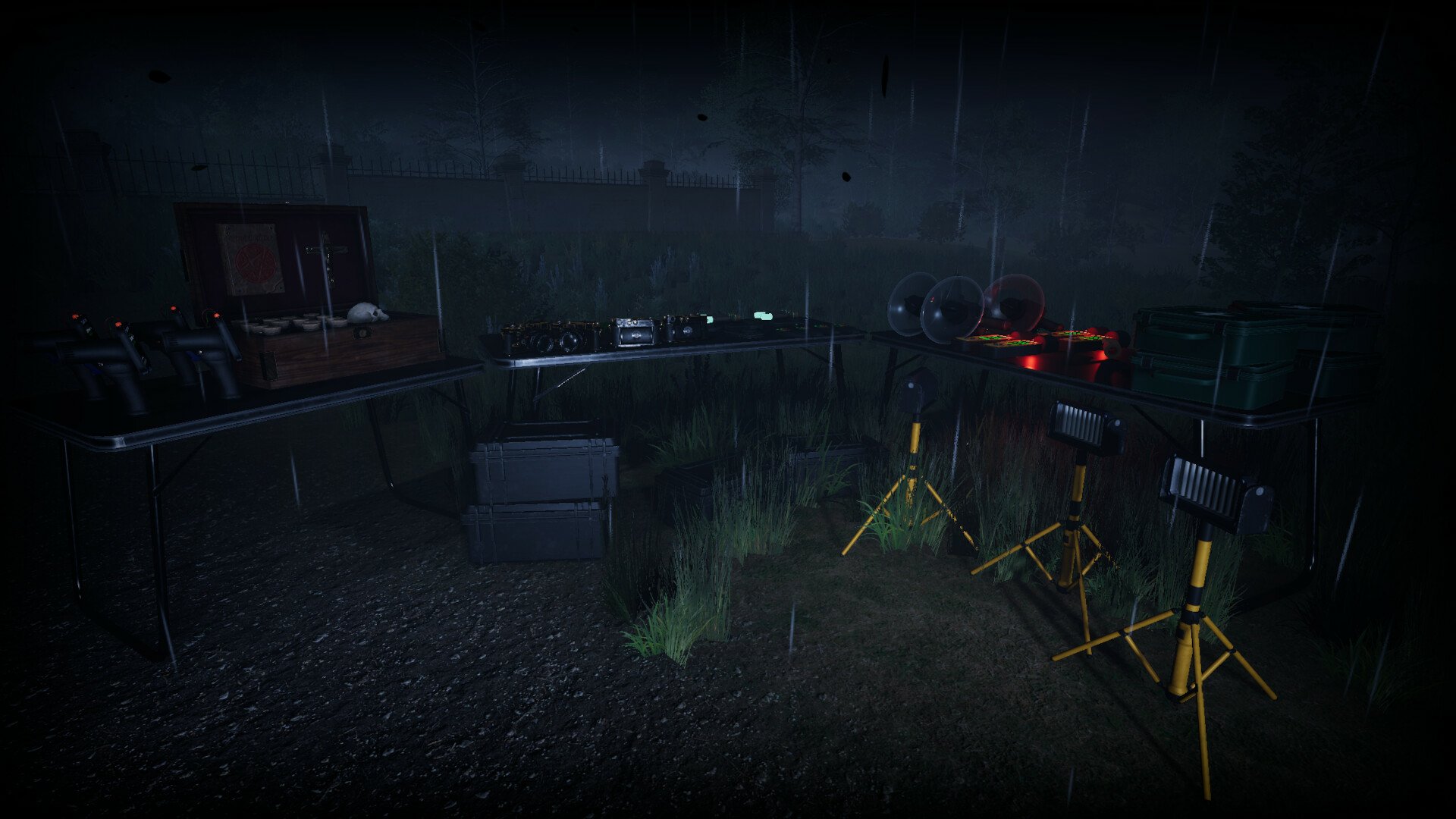 HD desktop wallpaper featuring elements inspired by the video game DEATHWATCHERS, capturing the intense atmosphere and aesthetic of the game.