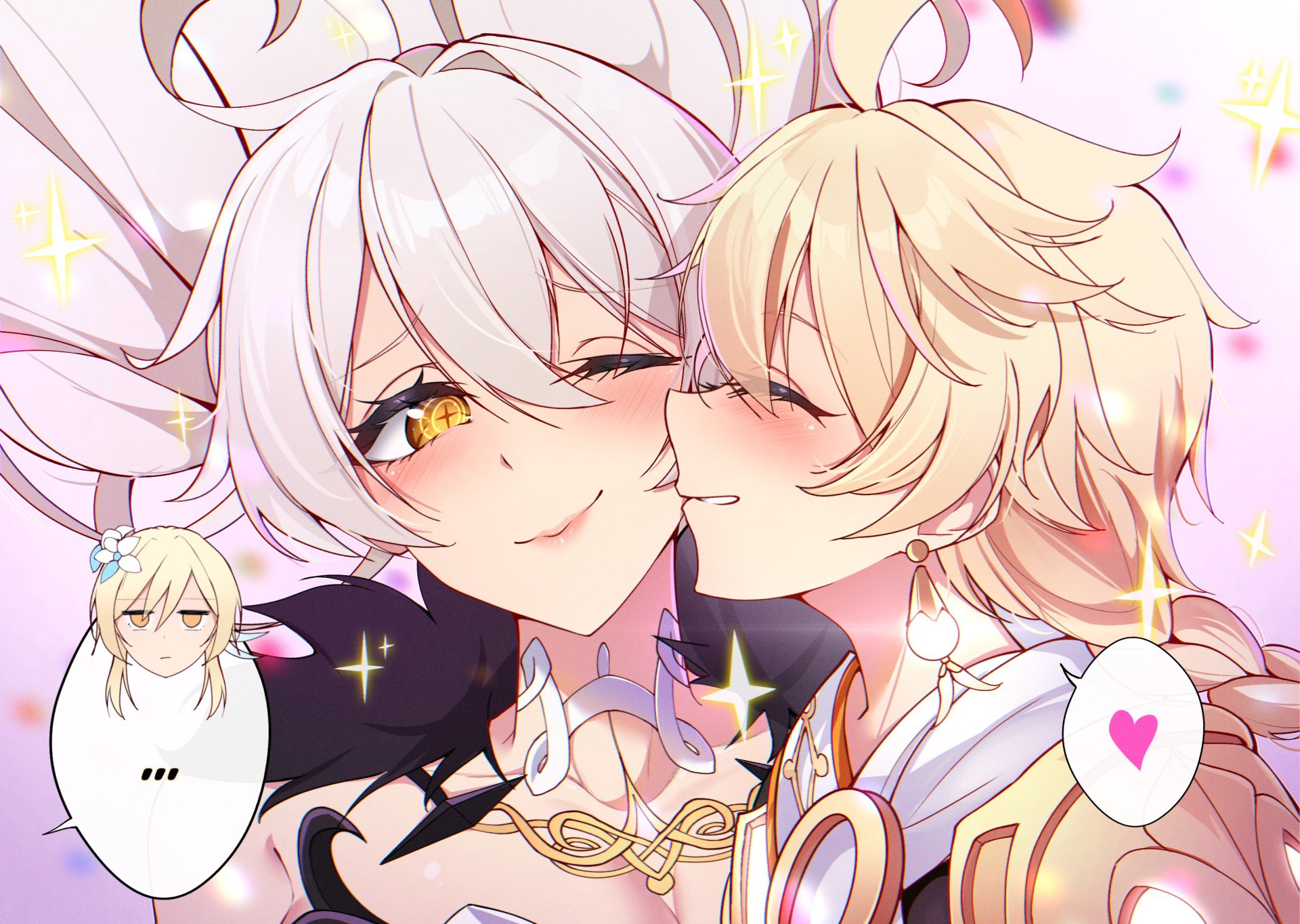 Download Genshin Impact Aether (Genshin Impact) Girl Boy Video Game HD Wallpaper by Midori