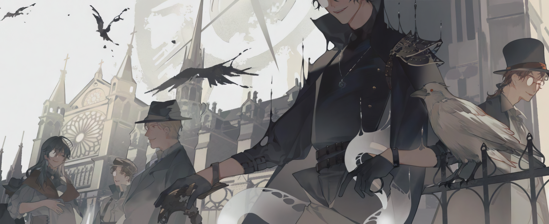 HD desktop wallpaper inspired by the novel Lord of Mysteries, featuring a captivating and mysterious design that enhances your digital workspace.