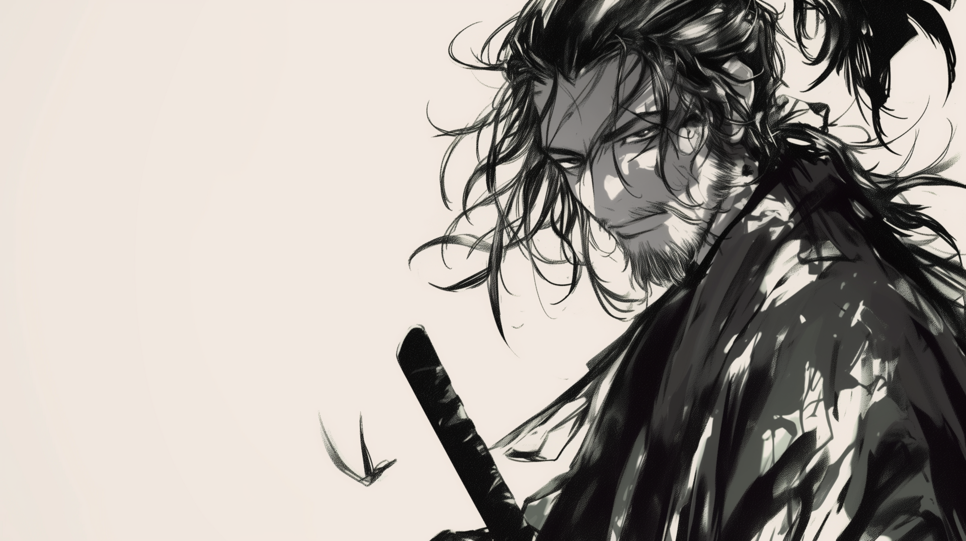 HD Wallpaper Of Miyamoto Musashi From Vagabond By Patrika 2912x1632 