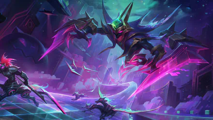 HD wallpaper featuring Nocturne from League of Legends, showcasing the character's dark, atmospheric aesthetic in a captivating video game backdrop.