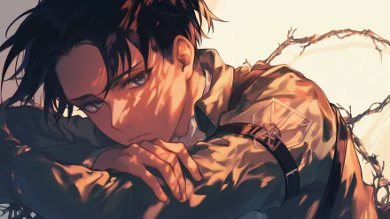 Anime Attack on Titan Levi Ackerman HD Desktop Wallpaper | Background Image