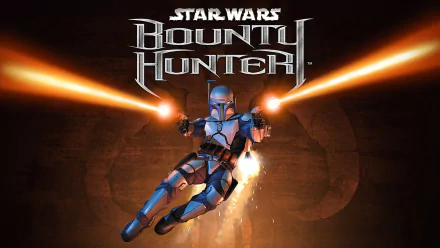 HD desktop wallpaper featuring imagery from the video game Star Wars: Bounty Hunter, capturing the essence of the game in stunning detail.