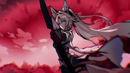 A vibrant 4K Ultra HD wallpaper featuring Feixiao from the video game Honkai: Star Rail, showcasing stunning visuals and dynamic character design.