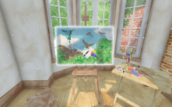 A vibrant HD desktop wallpaper for the video game Été (2024), showcasing a dynamic scene that captures the essence of adventure and excitement.