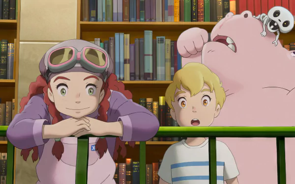 Anime-inspired HD wallpaper from The Imaginary (2023) by Studio Ponoc, featuring vibrant colors and imaginative scenes that bring the magic of animation to your desktop background.